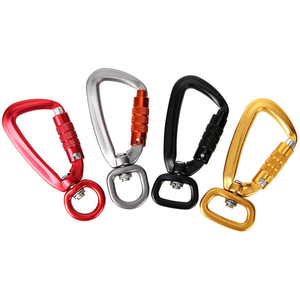 <span class=keywords><strong>Mousqueton</strong></span> pivotant en aluminium 7075 pour laisses <span class=keywords><strong>de</strong></span> chien avec crochet sécurisé <span class=keywords><strong>Type</strong></span> d'oxydation anodique Finition Soulwinpets Marque - Product Image 3