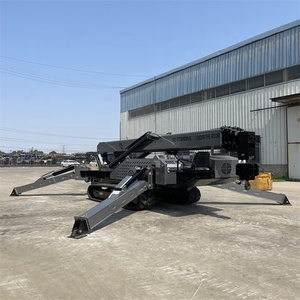 Trung Quốc động cơ diesel điều khiển điện Spider <span class=keywords><strong>Crane</strong></span> thủy lực di động nâng Boom Telescopic - Product Image 1
