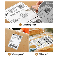 Autocollants en papier thermique personnalisés, autocollants privés pour bouteilles, étiquettes pour emballage, vêtements vierges