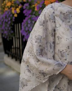 Robe longue modeste Loriya, légère et respirante, style Abaya Dubaï, pour femmes, vêtements islamiques d'été - Product Image 2