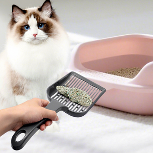 Durable ABS/PC Waterproof <b>Cat</b> <b>Litter</b> Scoop Fall-Resistant Design <b>Cats</b> Dogs Small Animals Customizable Color Pet waste scoop - Product Image 1