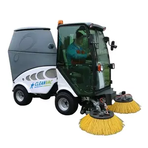 CLEANVAC Diesel Engine Vacuum Suction Road Sweeper Snow Removal Street Sweeper