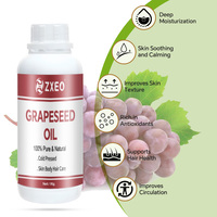 Huile de pépins de raisin biologique naturelle en gros, pressée à froid, pour soins de la peau et massage, huile de pépins de raisin pure