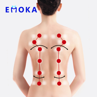 Coussin de massage électrique en gros avec fonction chauffante Shiatsu, roulement et pétrissage, contrôle de la vitesse, en PU/maille – Utilisation pour le cou et le dos