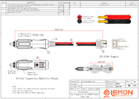 Adaptor rokok mobil 12v-36v steker laki-laki ke XT60H-F kabel konektor pemantik rokok ke XT60 kabel ekstensi perempuan