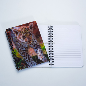 Hot Sales Custom Design <b>A4</b> A5 3d Lenticular Spiral Exercise Journal Notebook Jotter with 3d Cover for Students - Product Image 3