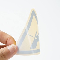 Autocollants d'avertissement tactiles triangulaires personnalisés, étiquettes d'avertissement tactiles triangulaires, étiquettes d'avertissement tactiles