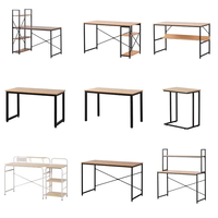 Vente en gros de bureau en bois multifonctionnel bureau d'étude avec armoire pour utilisation sur ordinateur