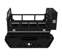 Chariot Traqué RTK, Robot de Transport Autonome de Niveau Centimétrique pour l'Agriculture et la Construction, Véhicule Terrestre Autonome (UGV) avec Capacité de Charge de 300 kg