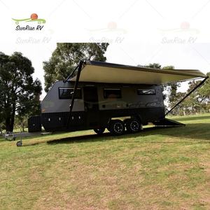 SUNRISE RV AU standard personnalisé <span class=keywords><strong>caravane</strong></span> camping-car tout-terrain jouet transporteur avec salle de bain et <span class=keywords><strong>douche</strong></span> séparées pour le camping extérieur - Product Image 1