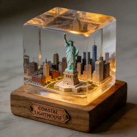 Menyediakan Suvenir Perjalanan Mewah yang Dapat Disesuaikan, Model Miniatur Resin Epoksi Transparan, Ornamen Pengisi Daya, dan Dekorasi Resin