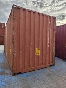 Contenedor Seco Usado de 20 pies HLLU 883047 25G1 con Capacidad de 37.4 m³, Color Naranja, para Almacenamiento y Envío - Product Image 4