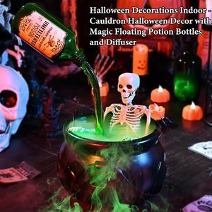 Venta caliente Halloween Decoraciones interiores Flaming Witch's Cauldron Gift - Product Image 2
