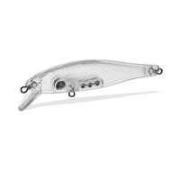 NOUVEAU OEM 8,5 cm 7,8 g Vente en gros de leurres flottants Minnow Appâts transparents non peints Appâts durs en ABS pour la pêche au black-bass
