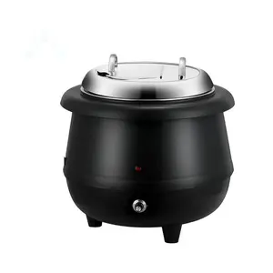Soup Kettle 13 Liters Electric Soup Warmer Commercial For Catering And Restaurant Buffet Food Warmer Soup Warmer Black