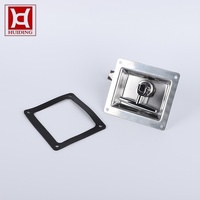 Loquet à poignée en T encastré, durable, étanche, finition polie, déverrouillage par clé, pour boîte à outils industrielle, camion, remorque, quincaillerie