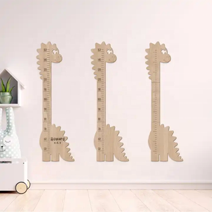 Règle de <span class=keywords><strong>tableau</strong></span> de croissance pour enfants dinosaure en bois Pafu - Product Image 6