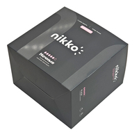 Caja de Embalaje Cosmético Plegable, Ecológica y Biodegradable, con Laminado Mate, Fabricada en China, Kit de Maquillaje Negro