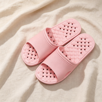 Article d'été populaire : Tongs de plage unisexes en PVC à semelle plate, sandales décontractées, vente en gros pour les commerçants d'hôtels et de complexes hôteliers