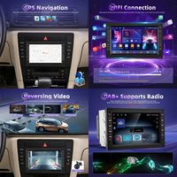 Podofo 2+32G 7" Autoradio sans fil CarPlay/Android Auto FM RDS DAB+ pour VW BORA/POLO/PASSAT B5/SHARAN/JETTA Vente en gros OEM/ODM