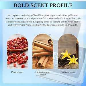 Cologne Her Loss pour Homme - 100 ml EDP - Parfum durable, naturel, à base de plantes, avec des phéromones - Product Image 3