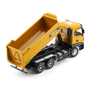 SJY-1718 1:50 Alloy Metal Die-cast Simulation Engineering Vehicle Dump Truck Static Construction Vehicle Van <b>Toy</b> <b>Car</b> 1/50 - Product Image 2