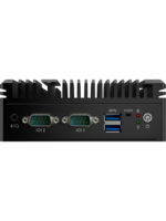 Mini PC industriel sans ventilateur HW-K100N2, Intel 2COM RS232 RS485, double LAN Gigabit, compatible avec Win7 Linux Ubuntu