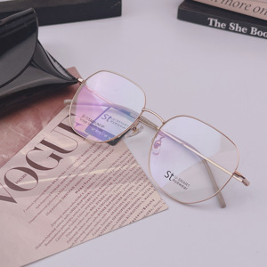 Occhiali di moda retrò in titanio con grandi montature stravaganti a più colori <span class=keywords><strong>classi</strong></span> ottiche ottimali - Product Image 4