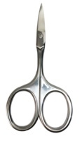 Ciseaux à sourcils à lame courbée, outil professionnel en acier inoxydable pour la manucure, coupe-poils