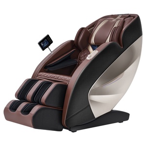 <span class=keywords><strong>Fauteuil</strong></span> de massage pliable de luxe C131 4D Zéro Gravité en cuir PU avec écran tactile LCD AI, portable, d'<span class=keywords><strong>occasion</strong></span>, King Air - Product Image 1