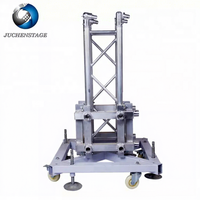 Torre de Soporte para Altavoces Line Array con Estructura de Suspensión y Grúa Eléctrica de Cadena