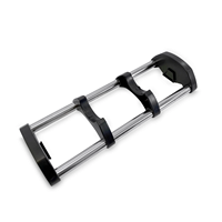 Ensemble d'haltères unisexes réglables en acier de 32 kg avec incréments de 2 kg, équipement de gymnastique noir