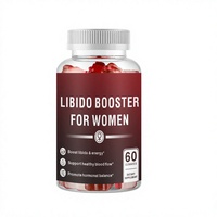 Gummies Aphrodisiaques Marque Privée Julong pour Hommes et Femmes, avec Palmier Nain, Boosters Naturels à Base de Plantes pour la Libido Féminine