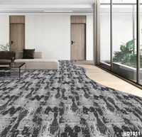 Dalles de moquette de bureau modernes insonorisantes, lavables, antistatiques, résistantes au trafic intensif, ignifuges et modulaires pour la maison