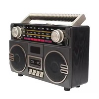 Radio Multibande Multifonction Sai Jia MG001 à Volume Élevé, Lecteur de Cassettes Antique, Radio Portable Enregistreur