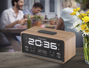 Prêt à expédier W20B DAB/DAB + FM <span class=keywords><strong>Radio</strong></span>-réveil numérique avec grand écran/BT, <span class=keywords><strong>beau</strong></span> design pour chambre cuisine bureau - Product Image 4