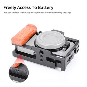 Jaula para Cámara DSLR de Aleación de Aluminio Multi-orificio KingMa, Accesorio para Vlog de Video para <span class=keywords><strong>Sony</strong></span> <span class=keywords><strong>ZV1</strong></span> - Product Image 4