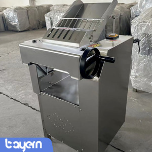 เครื่องรีดแป้งไฟฟ้าความเร็วสูง เครื่องทำพาสต้าแนวตั้ง เครื่องทำเส้นก๋วยเตี๋ยวสแตนเลสสำหรับร้านอาหารและเบเกอรี่ - Product Image 4