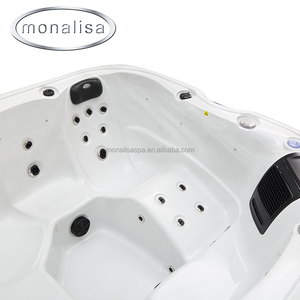 Bañera de hidromasaje Monalisa grande para 6 personas, bañera de hidromasaje independiente de lujo, <span class=keywords><strong>spa</strong></span> de masaje moderno Jaccuzi, masaje al aire libre Acrílico - Product Image 6