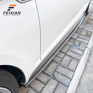 Spoiler Laterale Sportivo di Alta Qualità per <span class=keywords><strong>Audi</strong></span> A5 S5 F5 4 Porte Sportback 2017-2019, in ABS con Finitura Nero Lucido e Motivo in Fibra di Carbonio - Product Image 4