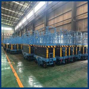 चीनी निर्मित इलेक्ट्रिक मचान प्लेटफार्म, इलेक्ट्रिक लिफ्टिंग प्लेटफार्म दक्षिण पूर्व एशिया में निर्यात किया जाता है - Product Image 2