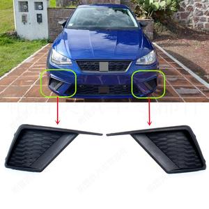 Marco embellecedor de faro antiniebla para Seat Ibiza 2018 2019 2020, cubierta de parachoques delantero ABS, sin orificio, izquierda/derecha 6F0853665 6F0853666 - Product Image 2