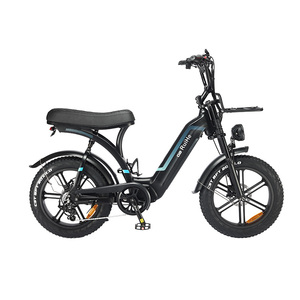 Ruihe Q8 bicicleta de montaña eléctrica de 20 pulgadas para mujeres Fat Tire con motor de 250W integrado 48V batería oculta diseño amigable para mujeres - Product Image 2