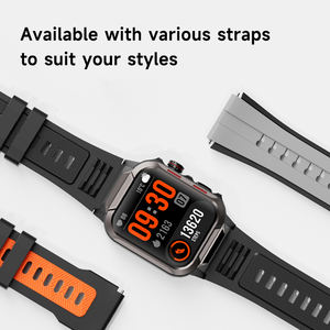Montres intelligentes <span class=keywords><strong>AEGIS</strong></span> GTS9 haute performance, écran tactile complet de 1,96 pouce, moniteur de fréquence cardiaque, d'oxygène sanguin et de sommeil, 350 mAh, étanches - Product Image 3