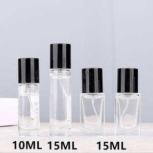 Flacon de parfum vide en verre de 10 ml et 25 ml, style laboratoire, avec clip de fixation, pour sous-conditionnement - Product Image 3