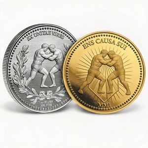 Monedas de desafío para atletas de <span class=keywords><strong>tiro</strong></span> con <span class=keywords><strong>arco</strong></span> modernos, artesanía metálica con relieve detallado, doble chapado, impresión UV, para aficionados al deporte de <span class=keywords><strong>tiro</strong></span> con <span class=keywords><strong>arco</strong></span> al aire libre - Product Image 2