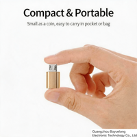 Lot de 10 connecteurs de charge et synchronisation de données en alliage d'aluminium, type C femelle vers micro USB mâle, pour téléphone Android, emballage sous blister