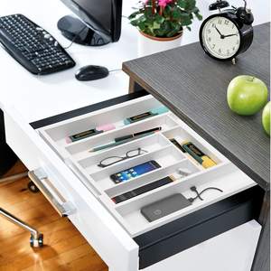 Organizador de cajón de <span class=keywords><strong>cubiertos</strong></span> de bambú al por mayor, organizador de cajón de <span class=keywords><strong>cocina</strong></span> extensible para cajón de <span class=keywords><strong>cocina</strong></span> - Product Image 3