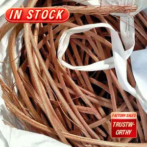 Mill-Berry Red Pure quality Copper Bare Bright Round Wire rottami di cavi elettrici rifiuti 99.99 per l'industria leggera