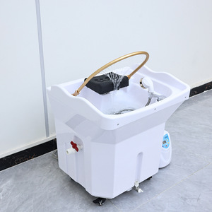 Bassin de lavage portable 60L le plus populaire pour salon de beauté, lavabo mobile japonais pour spa capillaire sans plomberie - Product Image 1